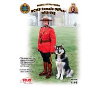 ICM 16008 RCMP Female Officer with dog