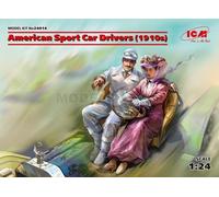 ICM 24014 1/24 American Sport Car Drivers (1910s) (1 male, 1 female figures) (10
