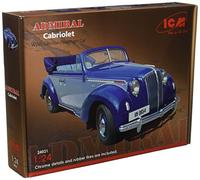 (X) ICM 24021 - 1:24 Admiral Cabriolet WWII German Passeggero Auto - Nuovo