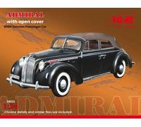Admiral Cabriolet w/ Open Cover, WWII German Passenger Car 1:24 Model Kit 24022