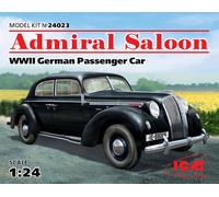 Admiral Saloon, WWII German Passenger Car 1:24 Plastic Model Kit 24023 ICM