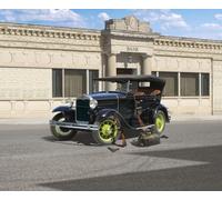 ICM 24052 - 1:24 Ford A Gangster Car - Nuovo
