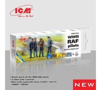 ICM 3033 Acrylic paint set for WWII RAF pilots
