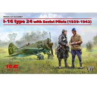 ICM 1/32 I-16 TYPE 24 WITH SOVIET PILOTS (1939-1942)