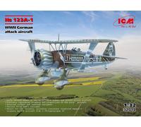 ICM 1/32 HS 123A-1 WWII GERMAN ATTACK AIRCRAFT (NEW MOLDS)