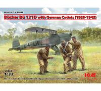 ICM 1/32 BUCKER BU 131D WITH GERMAN CADETS (1939-1945)