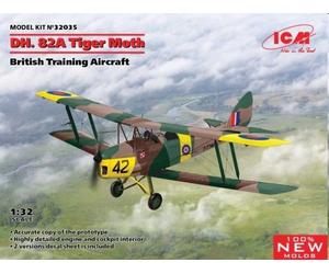 ICM 32035 MODELLO D.H. 82A FALENA TIGER, AEREO DA ADDESTRAMENTO BRITANNICO 1/32