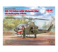 ICM 32062 MAQUETTE AH-1G COBRA CON PILOTI DI ELICOTTERI AMERICANI GUERRA DEL ...