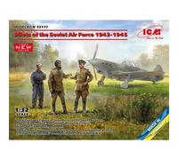 ICM 32117 MODELLI PILOTI DELL'AERONAUTICA SOVIETICA 1943-1945 1/32