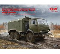 Soviet Six-wheel Army Truck With Shelter 1:35 Plastic Model Kit ICM