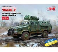 ICM 35014 1:35 'Kozak-2', Ukrainian MRAP-class Armored Vehicle (100% new molds)