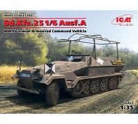 ICM 1/35 SD.KFZ.251/6 AUSF.A WWII GERMAN ARMOURED COMMAND VEHICLE