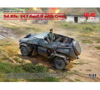 ICM 35111 Sd.Kfz. 247 Ausf.B with Crew