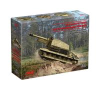 ICM 1/35 10.5CM LEFH 16(SF) AUF GESCHUTZWAGEN FCM36(F) WWII GERMAN