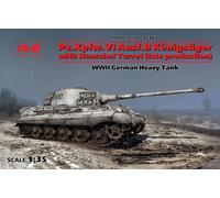 Pz.kpfw.vi Ausf.b Konigstiger Henschel Turret Late WWII German Heavy Tank 1:35
