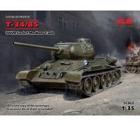 ICM 1/35 T-34-85 WWII SOVIET MEDIUM TANK (NEW MOLDS)