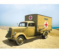 Typ 2,5-32 With Shelter, WWII German Ambulance Truck 1:35 Plastic Model Kit ICM