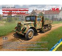 ICM 1/35 V3000S/SSM MAULTIER EINHEITSFAHRERHAUS WWII GERMAN TRUCK