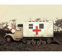 1:35 ICM KIT V3000S/Ss M Maultier With Shelter Wwii German Truck Kit ICM35414