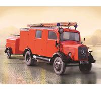 L1500s Lf 8, German Light Fire Truck 1:35 Plastic Model Kit 35527 ICM