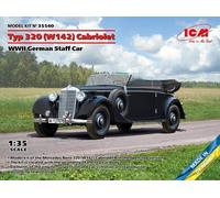 ICM 1/35 TYP 320 (W142) CABRIOLET WWII GERMAN STAFF CAR