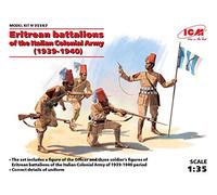 ICM 35567Â - Kit Modellino Battaglioni Eritrei dell'Esercito Italiano 1939-1940Â 4Â Figure By