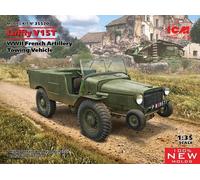 ICM 1/35 LAFFLY V15T WWII FRENCH ARTILLERY TOWING VEHICLE (NEW MOLDS)