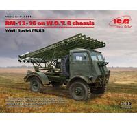 ICM 1/35 BM-13-16 ON W.O.T. 8 CHASSIS WWII SOVIET MLRS