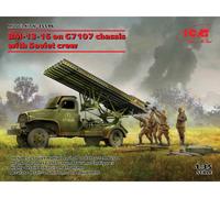 ICM 35596 BM-13-16 on G7107 chassis with Soviet crew 1:35 modellismo