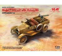 ICM 35607 - 1:3 5 Modello T 1917 Lcp Con Vickers MG, WWI Anzac Auto - Nuovo