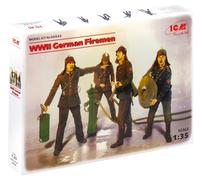 ICM 35632 - 1/35 WWII Pompieri Uomo, 4 Personaggi Modellino in plastica Set