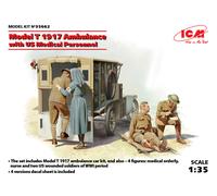 ICM 35662 1/35 Model T 1917 Ambulance with US Medical Personnel