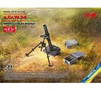 ICM 35716 1/35 s.Gr.W.34 WWII German mortar