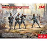 ICM 35722 WWI German Infantry in armor 1:35 modellismo