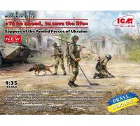 ICM 35753 - 1:3 5 To Be Ahead, Savfe The Life, Sappers Of Armate Forces Ukr