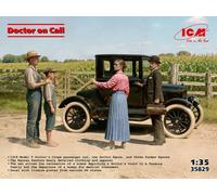 ICM 35829 1:35 Doctor on Call Auto Modello Kit Autoplastico