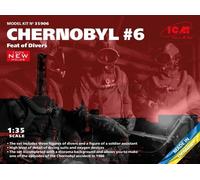 ICM 35906 - 1:3 5 Chernobyl #6 Feat Of Divers (3 Figure) (100% New Molds ) -