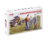 ICM Kit plastico Personale di Terra Forza Aerea Tedesca 1939-1945 1:48, 7 figurini - ICM48085
