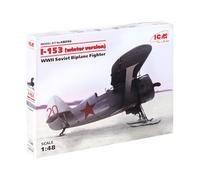 ICM 48096 - 1:48 I-153 Version Invernale WWII Caccia Biplano Sovietico - Nuovo