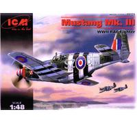 ICM 48123 - Modellino Mustang MK.III in Uso alla RAF, II Guerra Mondiale