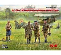 ICM 48254 - 1:48 U-2/Po-2VS con Soviet Piloti & GP (1943 -1945) - Nuovo