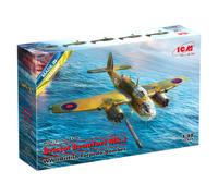 1:48 ICM KIT Bristol Beaufort Mk.I Wwii British Torpedo-Bomber ICM48310