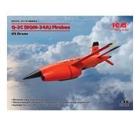 ICM 48403 MAQUETTE Q-2C (BQM-34A) FIREBEE, DRONE STATUNITENSE (2 AEREI E PILO...