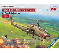 ICM 53031 1/35 AH-1G Cobra (late production), US Attack Helicopter (100% new mol