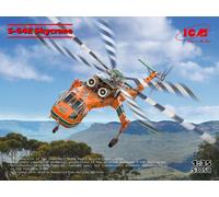ICM 53058 1:35 Kit Sikorsky S-64E Skycrane Elicottero - Nuovo
