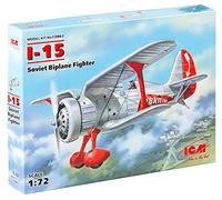 ICM 72062 1:72-I-15, caccia biplano sovietico, Colore Nero, ICM72062