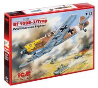 ICM 72133 - Modellino Messerschmitt BF109 E7 Trop