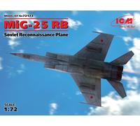 ICM 72173 MiG-25 RB,Soviet Reconnaissance - Set di teloni, Colore: Grigio