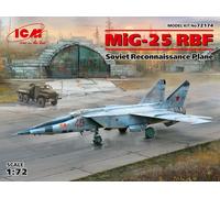1:72 ICM KIT Mig-25 Rbf Soviet Reconnaissance Plane Kit ICM72174