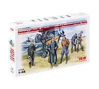 ICM- Aeronautica Militare Tedesca Modellino, Colore Bianco Rosso, 0.32x0.32x1.39 cm, ICM48082